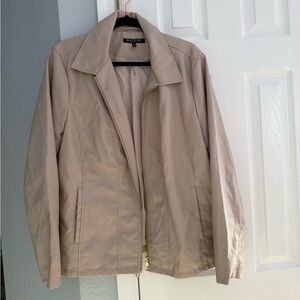 Baccini Women's Blush Leather Jacket